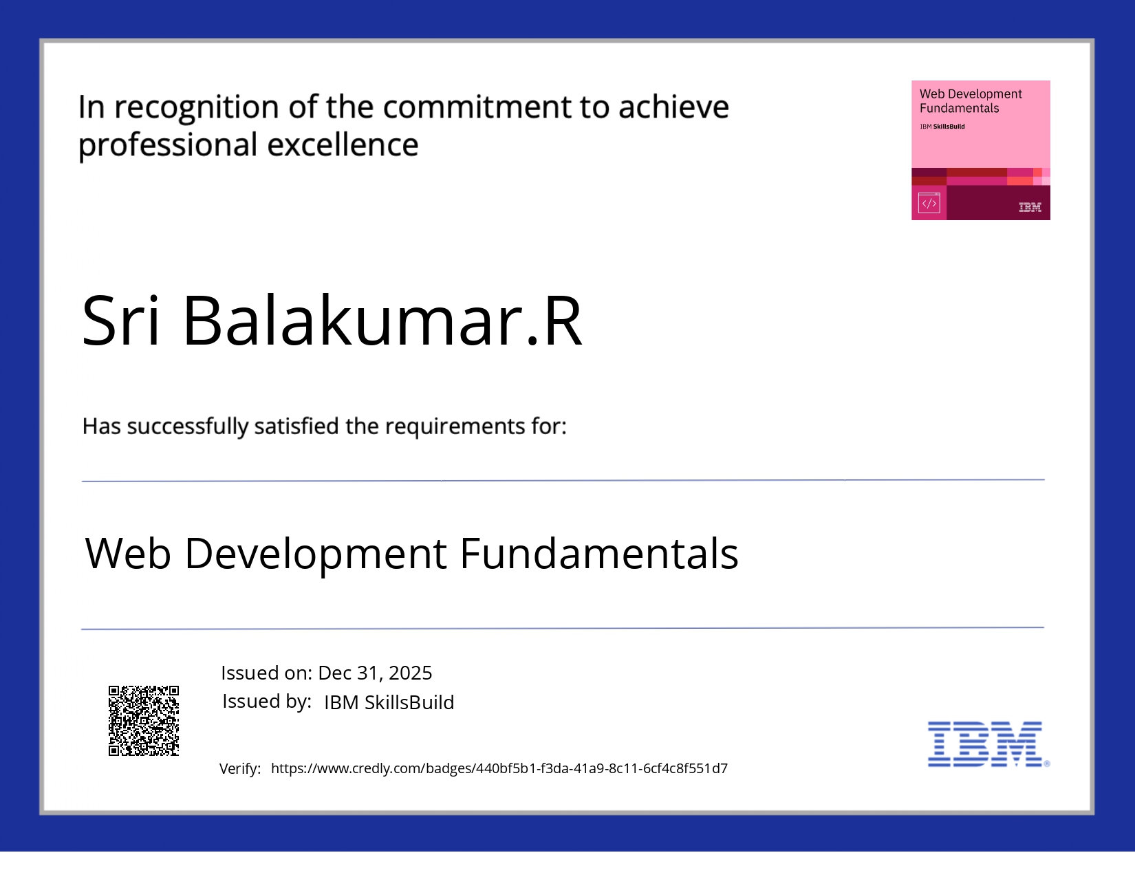 Web Development Fundamentals